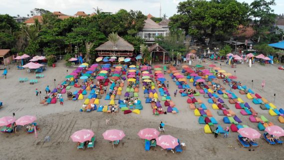 Kuta Beach in Bali, Indonesia