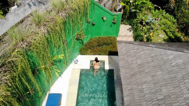 Woman Swimming in a Pool - Villa in Ubud, Bali