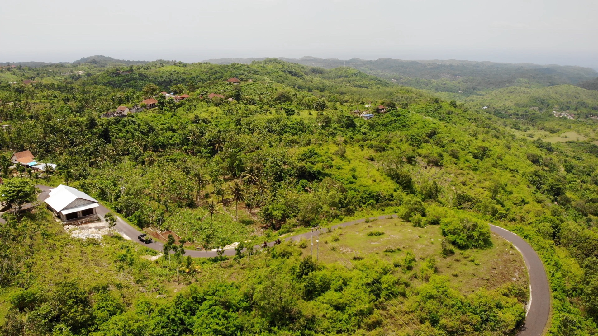 Panoramatic View of Nusa Penida Island Jungle