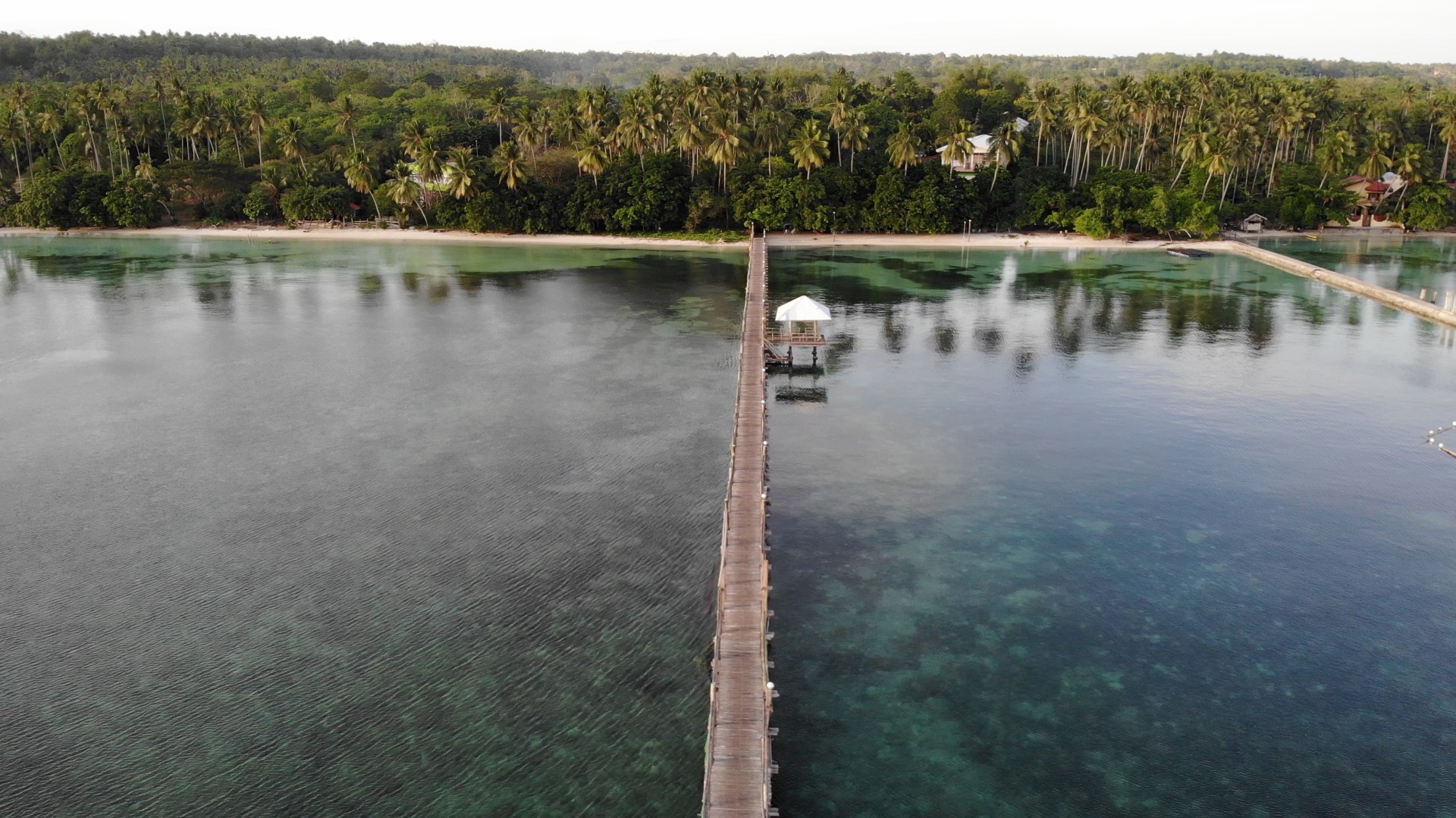 Clear Ocean Water Beach Drone Footage