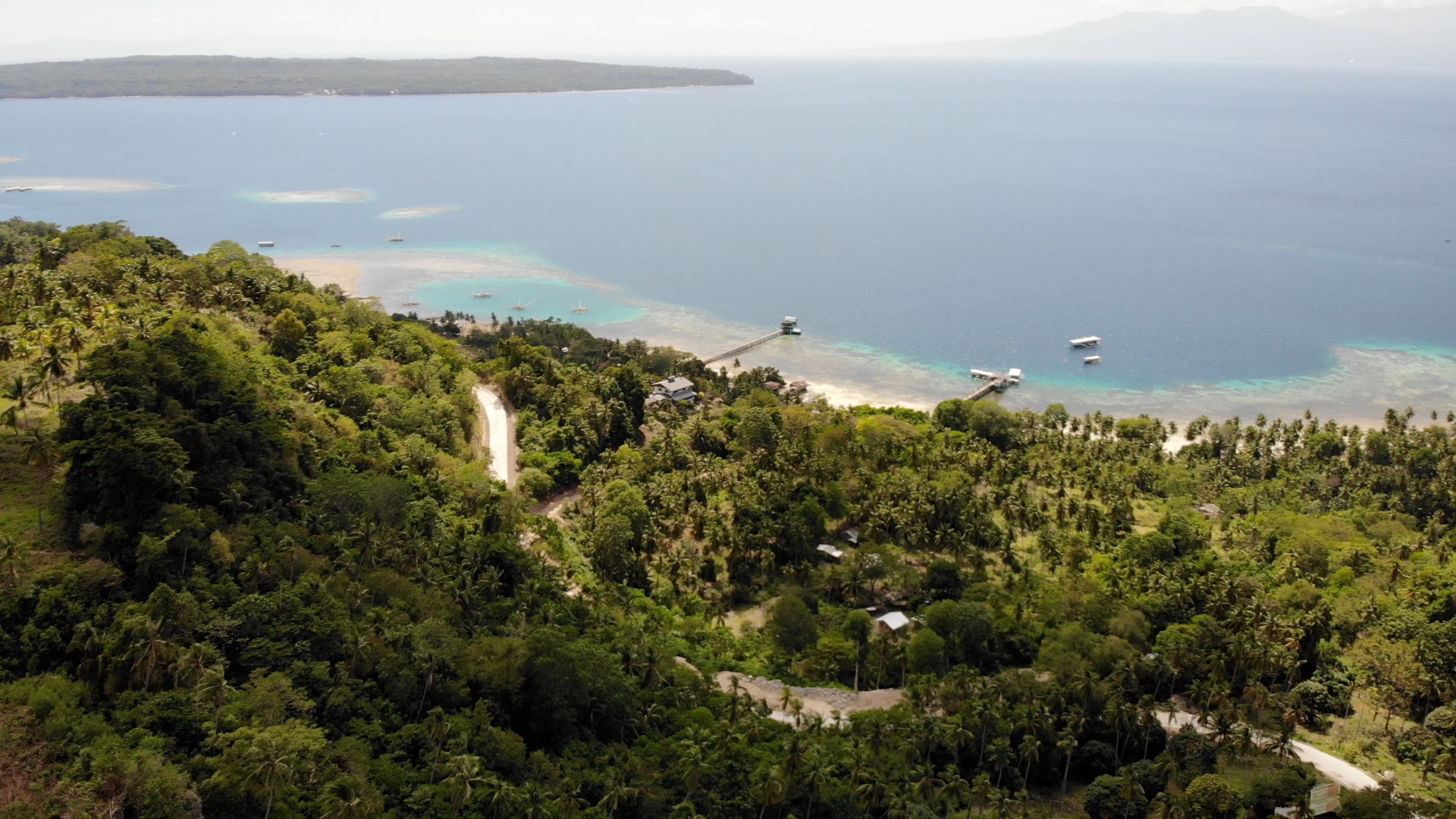 Panoramatic View of Tropical Island